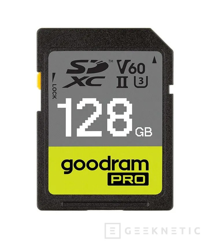 Geeknetic La nueva tarjeta SD de Goodram alcanza 120 MB/s de escritura y certificación V60 para grabar en 4K sin cortes 2