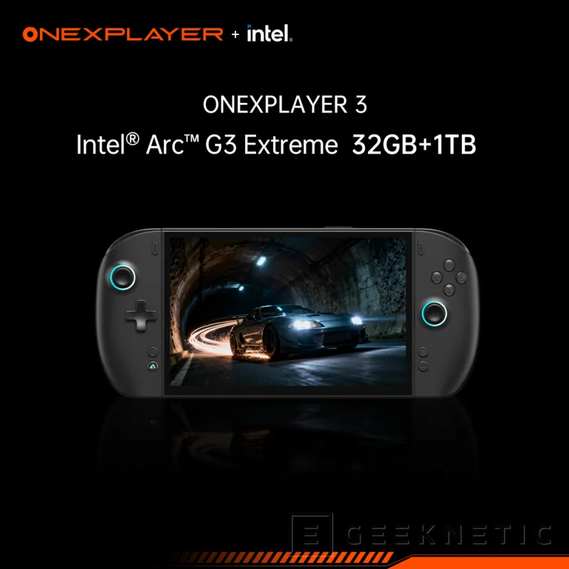 Geeknetic La OneXPlayer 3 llega con el Intel Arc G3 Extreme desde 1.262 euros, casi 350 euros menos que la MSI Claw 1