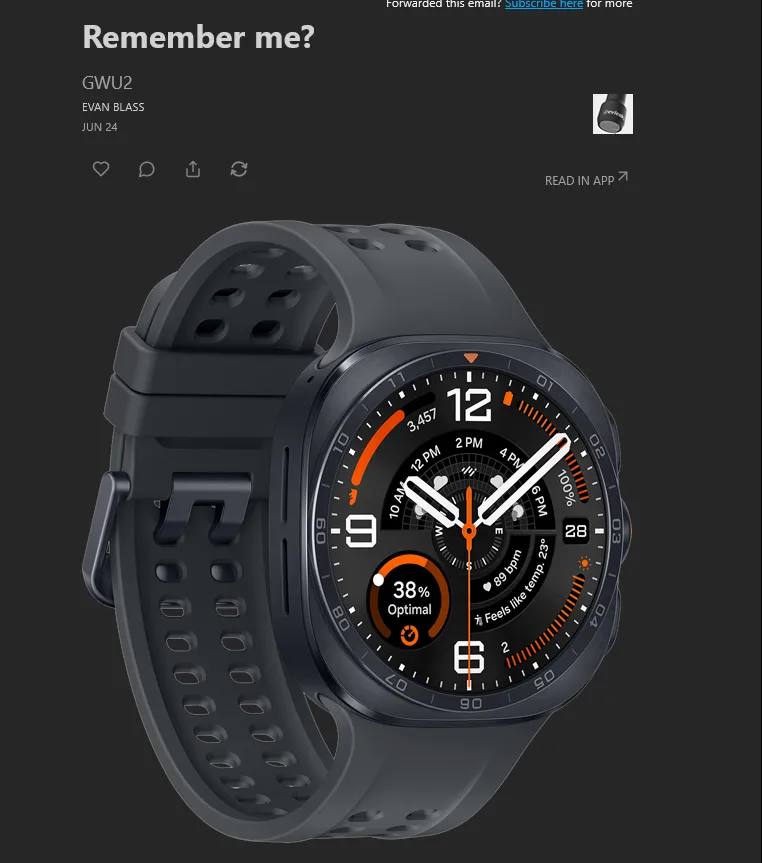 Geeknetic Evan Blass vuelve a las filtraciones y nos muestra como será el nuevo Samsung Galaxy Watch Ultra 2 1