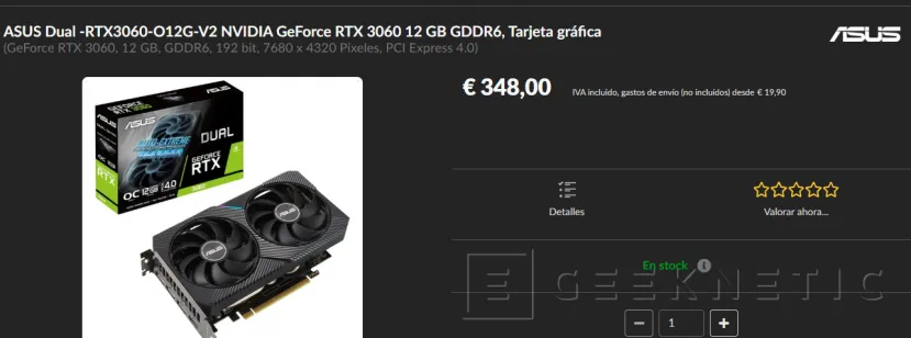 Geeknetic ¿Re-Lanzamiento desfasado y sin sentido?: NVIDIA resucita a las RTX 3060 por 340 euros, más caras y con menos rendimiento que las RTX 5060 1