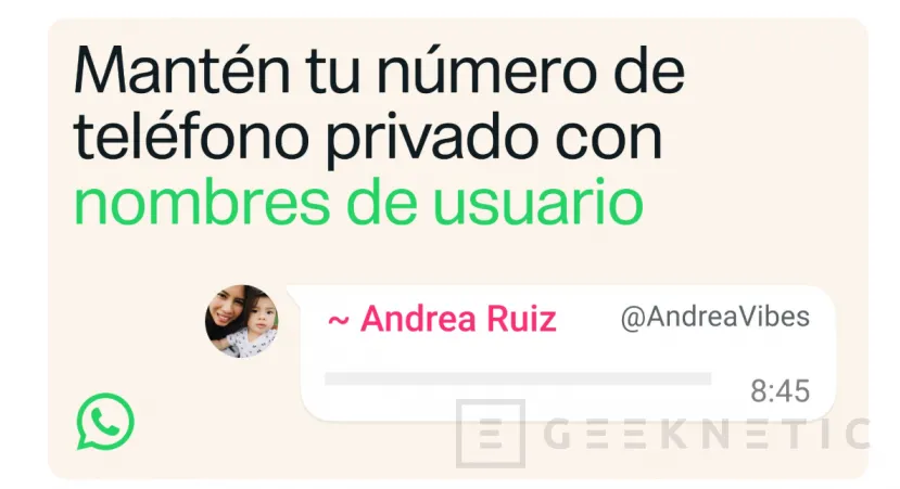 Geeknetic Whatsapp anuncia la llegada de los nombres de usuarios y alias. Se podrán reservar de manera progresiva 1