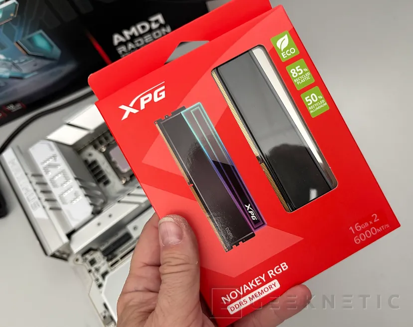 Geeknetic XPG NOVAKEY RGB DDR5 6000 C30 Review: Diseño Infinity Mirror y hasta 6800 MT/s sin tocar voltajes 1
