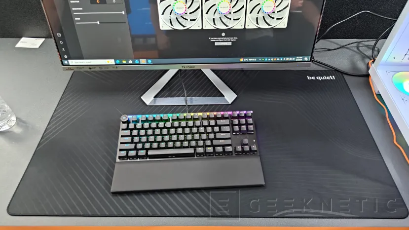 Geeknetic Light Mount TKL y Mousepad XL: be quiet! da el salto oficial a los periféricos de gaming en el Computex 2026 3