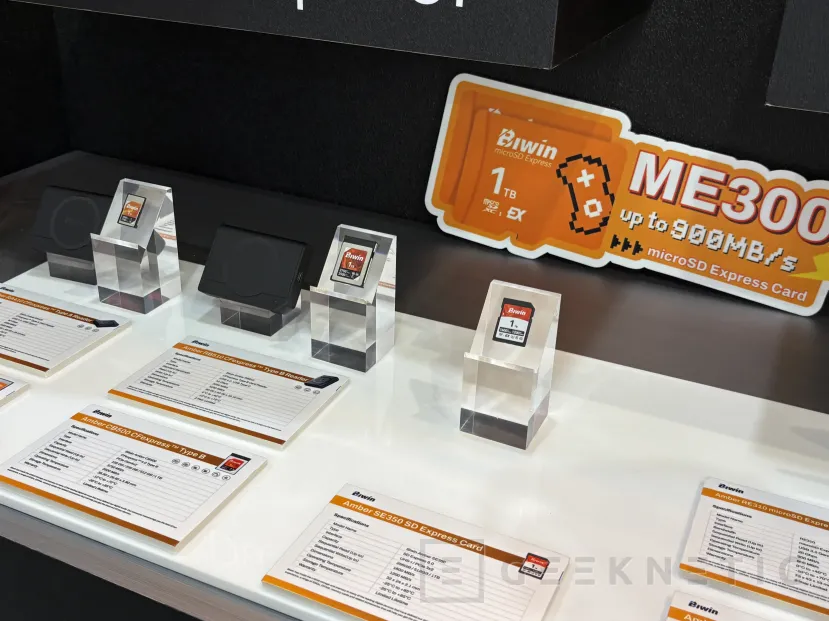 Geeknetic Biwin también se acuerda del almacenamiento externo: CFexpress VPG800, SSD portátiles de hasta 8 TB, microSD Express y más 3