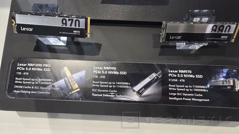 Geeknetic Lexar presenta unidades SSD para la era de la IA con hasta 8 TB y 14.000 MB/s de lectura 3