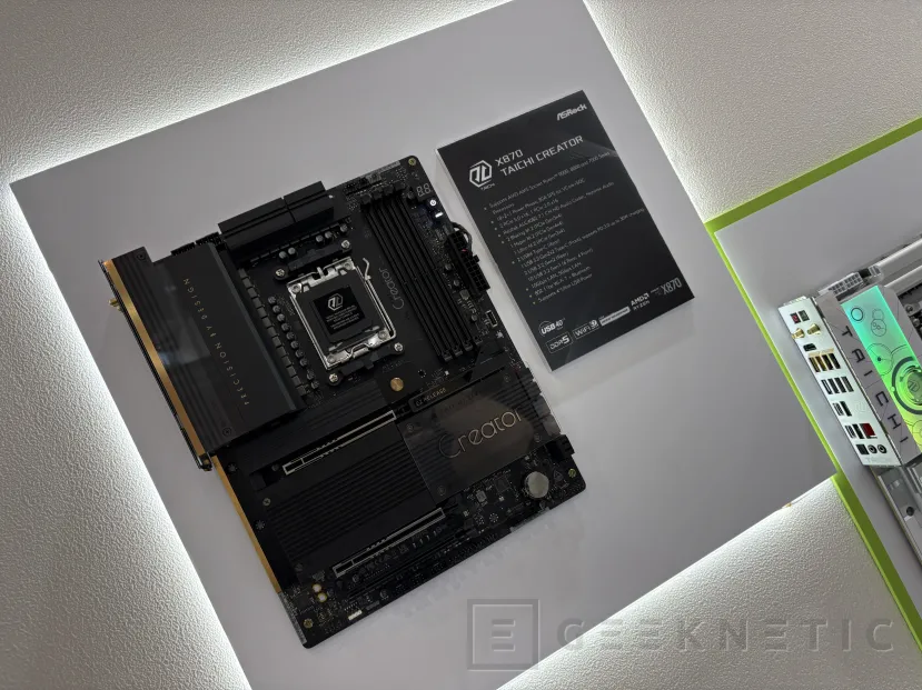 Geeknetic ASRock nos muestra su catálogo AM5 con placas X870E, X870, B850 y B650 al calor del décimo aniversario de Taichi 3