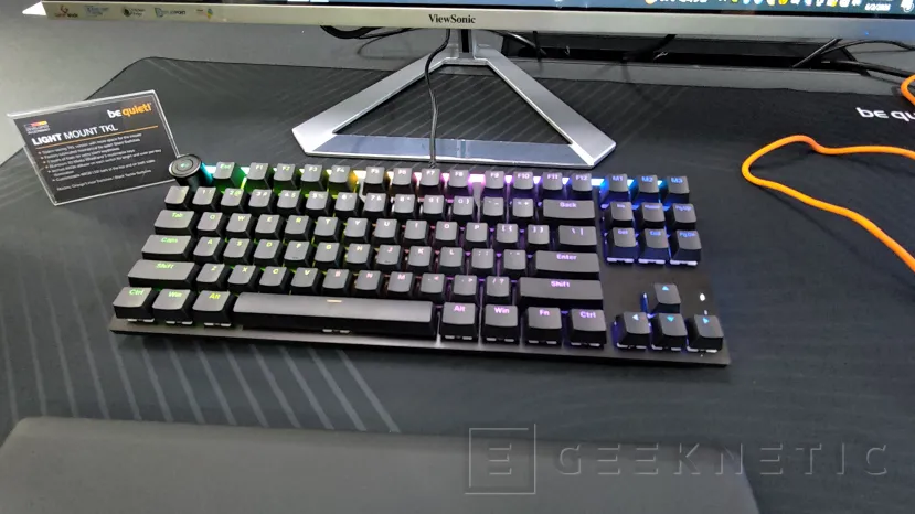 Geeknetic Light Mount TKL y Mousepad XL: be quiet! da el salto oficial a los periféricos de gaming en el Computex 2026 1