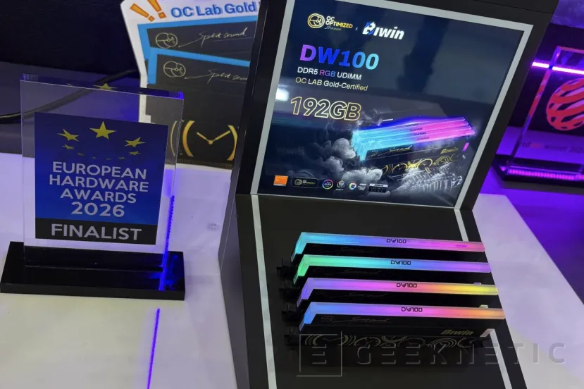 Geeknetic DDR5-6200 CL28 en 256 GB y kits de 192 GB: así es la memoria más ambiciosa de Biwin con Origin Code 4R CUDIMM y Black Opal DW100 2