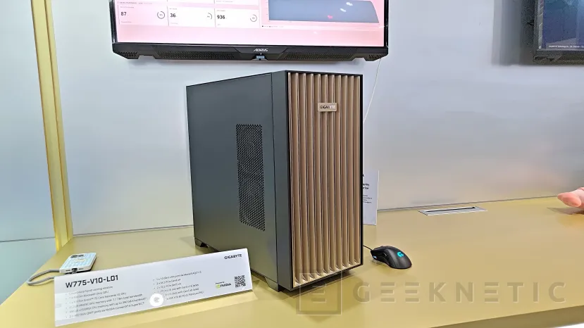 Geeknetic Gigabyte enseña en Computex 2026 desde mini PC para agentes hasta un superordenador de escritorio con GB300 2