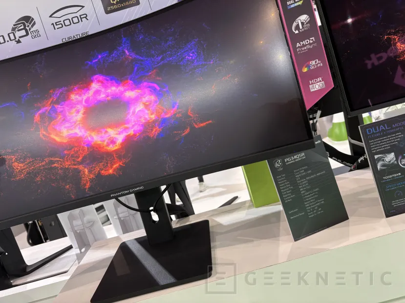 Geeknetic Monitores OLED de 27 pulgadas con 4K a 240 Hz, QHD a 500 Hz y una variante Tandem OLED de 540 Hz: todo lo de ASRock en el Computex 4