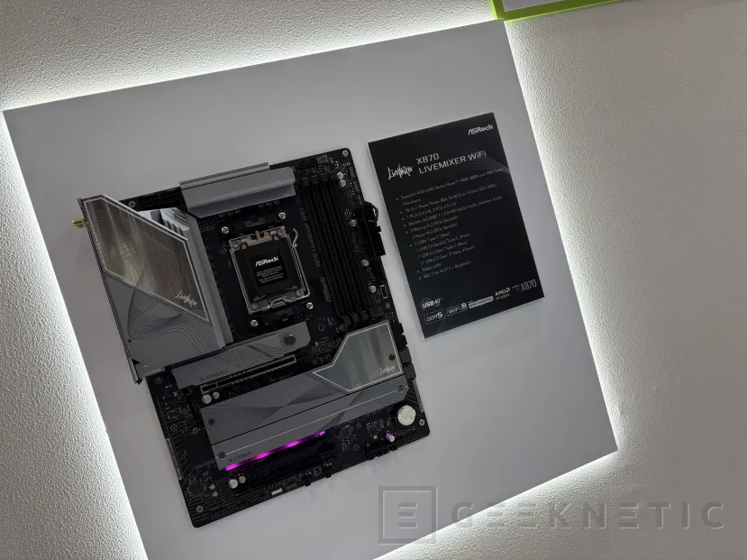 Geeknetic ASRock nos muestra su catálogo AM5 con placas X870E, X870, B850 y B650 al calor del décimo aniversario de Taichi 4
