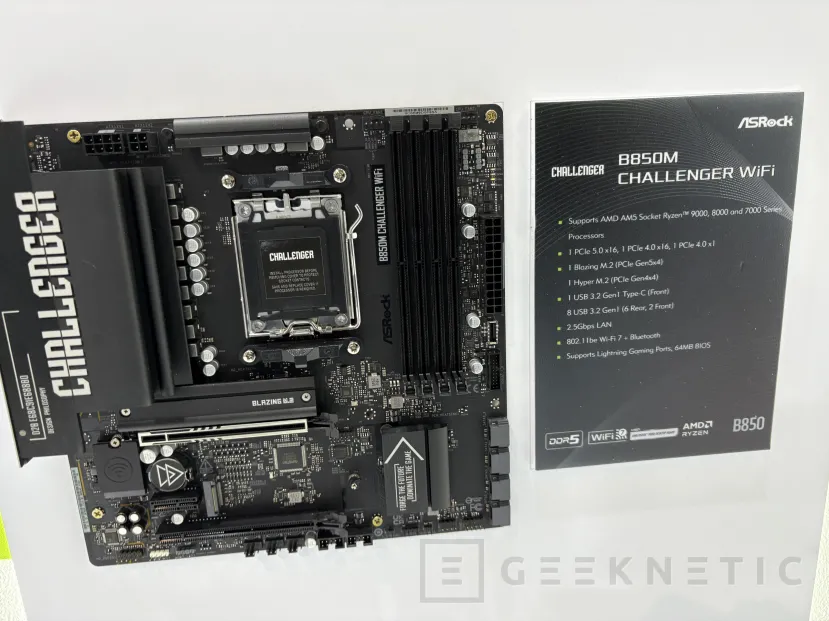 Geeknetic ASRock nos muestra su catálogo AM5 con placas X870E, X870, B850 y B650 al calor del décimo aniversario de Taichi 7