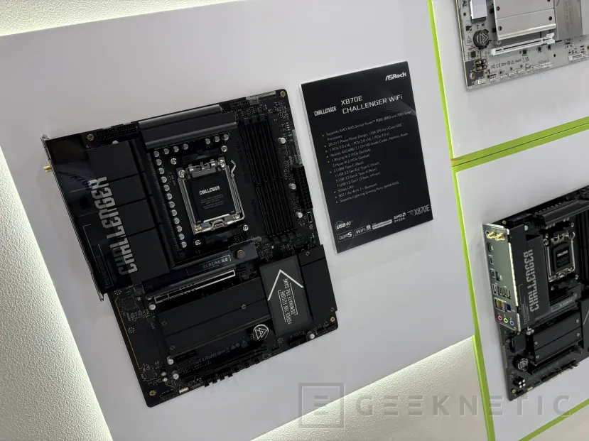 Geeknetic ASRock nos muestra su catálogo AM5 con placas X870E, X870, B850 y B650 al calor del décimo aniversario de Taichi 5