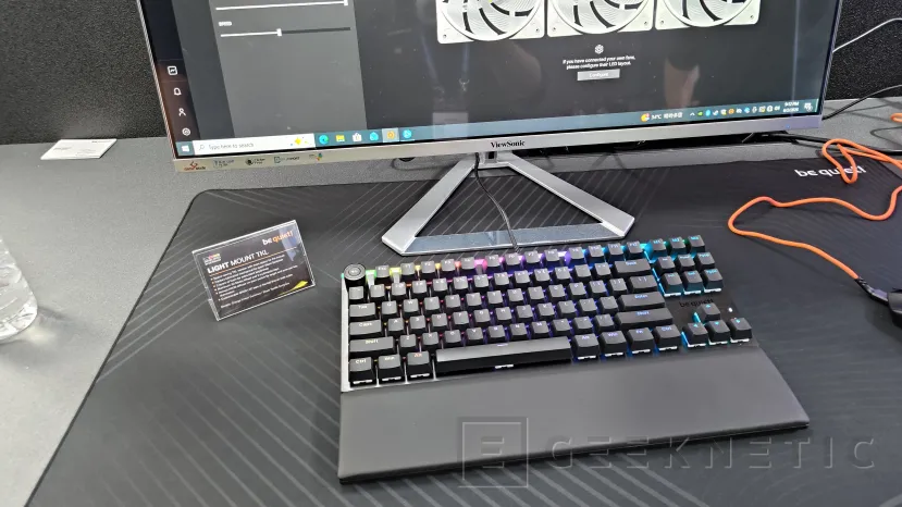 Geeknetic Light Mount TKL y Mousepad XL: be quiet! da el salto oficial a los periféricos de gaming en el Computex 2026 2
