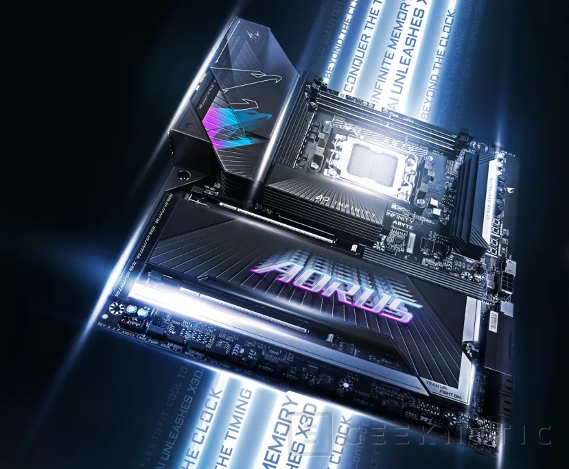 Geeknetic Gigabyte lanza oficialmente su X870 AORUS Infinity, una placa base centrada en el overclock para AM5 1