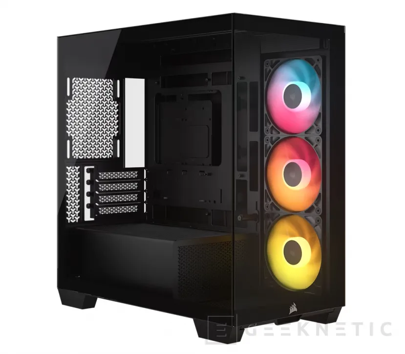 Geeknetic Corsair 2800X RS-R ARGB, torre micro ATX con espacio para gráficas de gran formato 1
