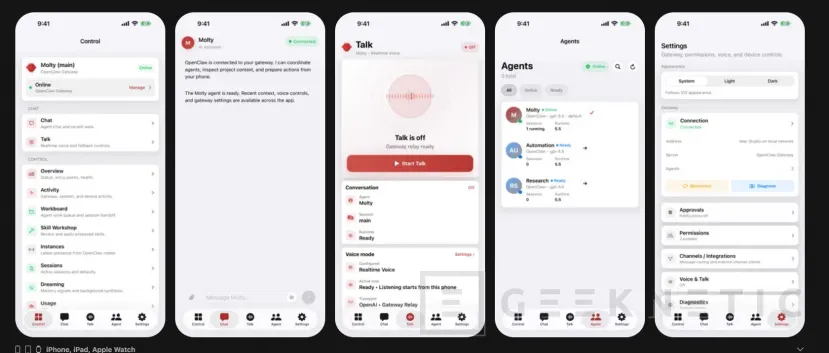 Geeknetic Openclaw llega oficialmente a iOS y Android para controlar tus IAs agénticas desde el móvil 1