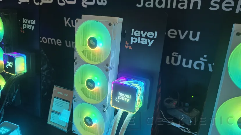 Geeknetic LevelPlay ofrece una alternativa a las RL AiO con pantalla LCD con sus nuevas Nova 360 y Wave 360 3