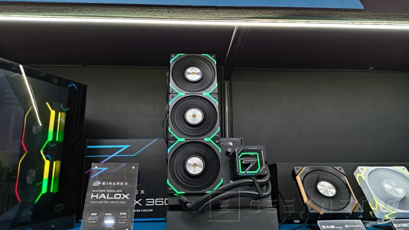 Geeknetic El Einarex Halox 360 es el AIO con pump block hueco que convierte la refrigeración líquida en parte del diseño del montaje 2