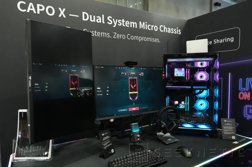 Geeknetic Thermaltake lanza el CAPO X, la caja que permite tener dos ordenadores independientes en el espacio de uno solo 1