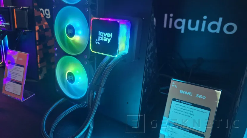 Geeknetic LevelPlay ofrece una alternativa a las RL AiO con pantalla LCD con sus nuevas Nova 360 y Wave 360 4
