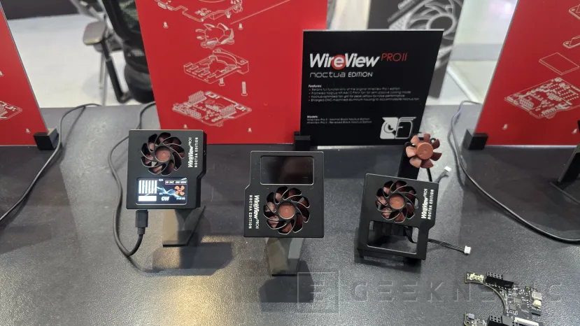 Geeknetic Thermal Grizzly añade al WireView Pro II un diminuto ventilador Noctua 1