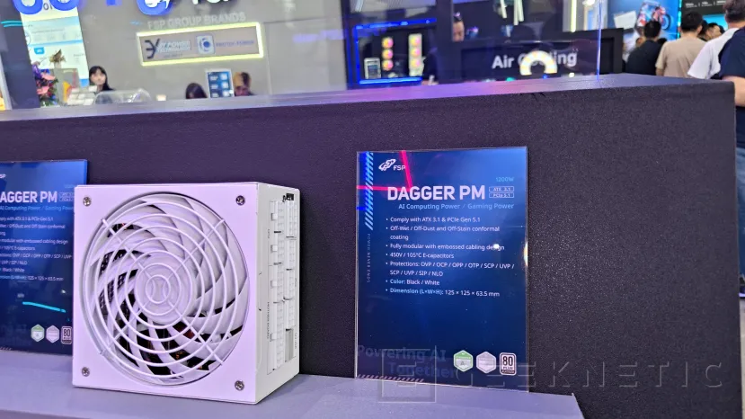Geeknetic Formato SFX para equipos compactos, pero con 1200 W: es la propuesta de FSP con La DAGGER PM 1