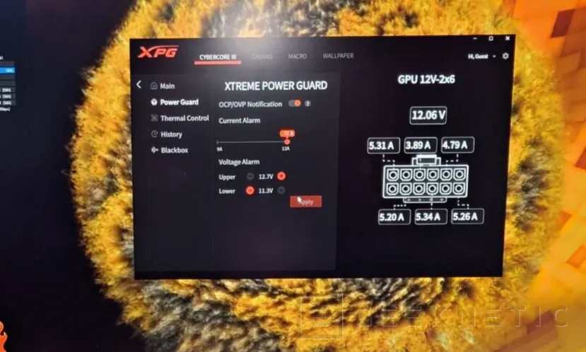 Geeknetic Así funciona Xtreme Power Guard, la tecnología de XPG que avisa si el conector 12V2x6 de la gráfica está en peligro 2