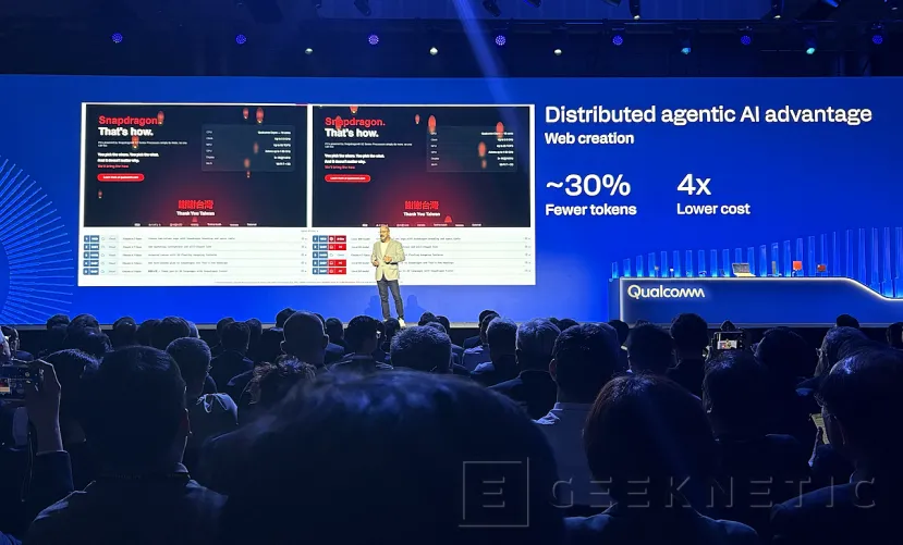 Geeknetic Qualcomm se prepara para liderar la IA agéntica híbrida y distribuida reduciendo costes en esta nueva era de la IA 1