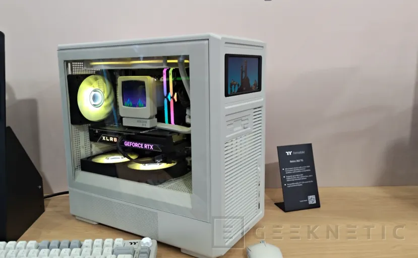 Geeknetic Diseño retro junto con conectivididad y materiales modernos en la Thermaltake Retro 360 TG 3