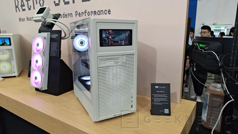 Geeknetic Diseño retro junto con conectivididad y materiales modernos en la Thermaltake Retro 360 TG 1