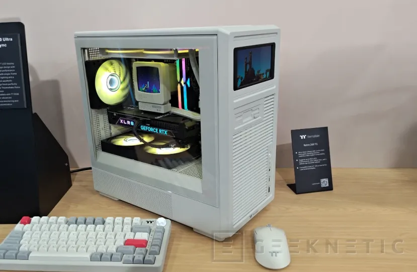 Geeknetic Diseño retro junto con conectivididad y materiales modernos en la Thermaltake Retro 360 TG 2