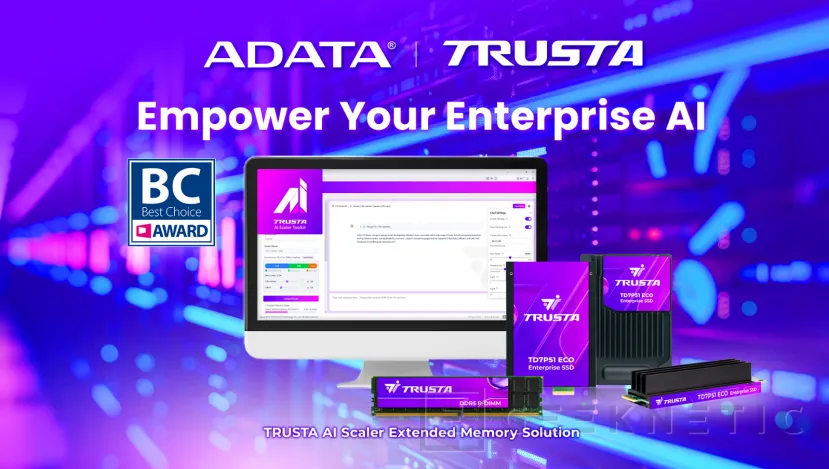 Geeknetic ADATA celebra sus 25 años: el gigante de la memoria y el almacenamiento lleva su experiencia a los servidores, estaciones de trabajo e IA 2