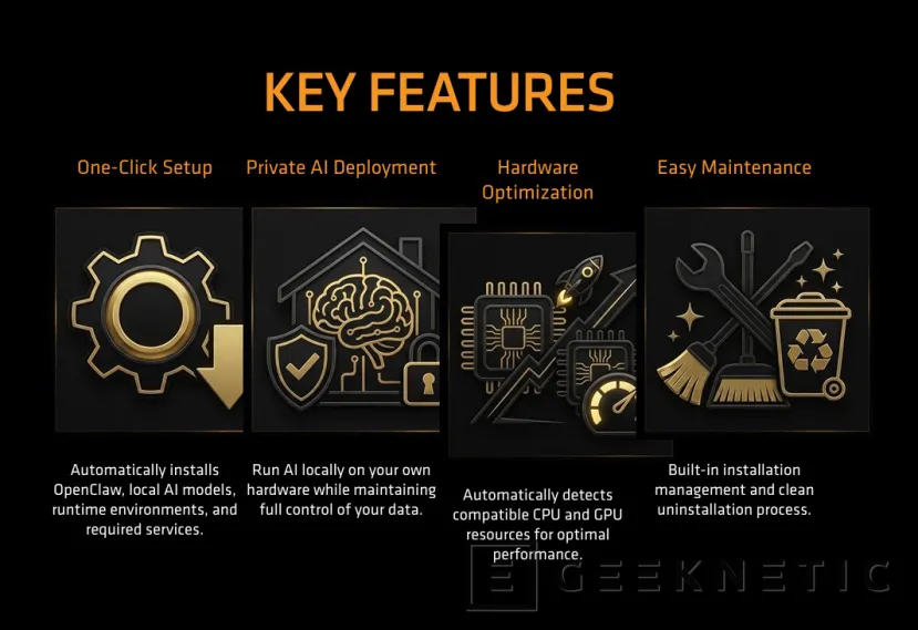 Geeknetic ASRock lanza Claw Quickset, la herramienta que instala IA local en Windows en apenas unos clics 2