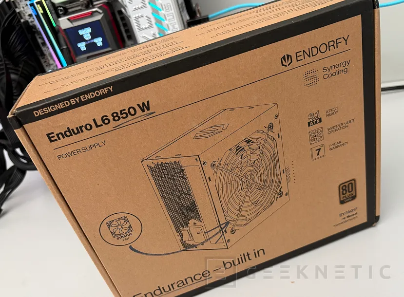 Geeknetic ENDORFY Enduro L6 850W Review: ATX 3.1 con certificación Platinum al precio de una Gold 1
