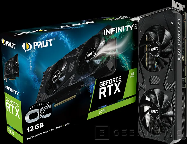 Geeknetic Palit ya ofrece la "nueva" RTX 3060 Infinity OC 2, la gama de entrada de las RTX 30 vuelve con 12 GB de VRAM GDDR6 1