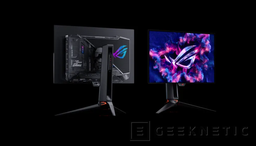 Geeknetic Los monitores con panel Tandem RGB Strip ASUS ROG Swift OLED PG32UCWM y PG27UCWM ya están disponibles 1