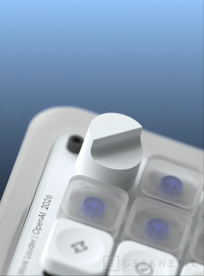 Geeknetic OpenAI sorprende con Codex Micro, un pequeño teclado personalizable diseñado para trabajar con ChatGPT 3
