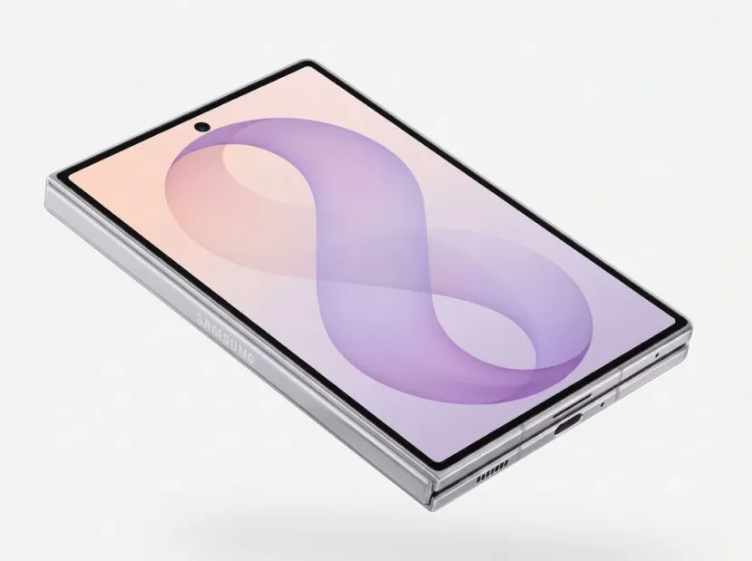Geeknetic Aparecen filtradas nuevas imágenes del Samsung Galaxy Z Fold8 dejando ver su tecnología Flex Titanium 2