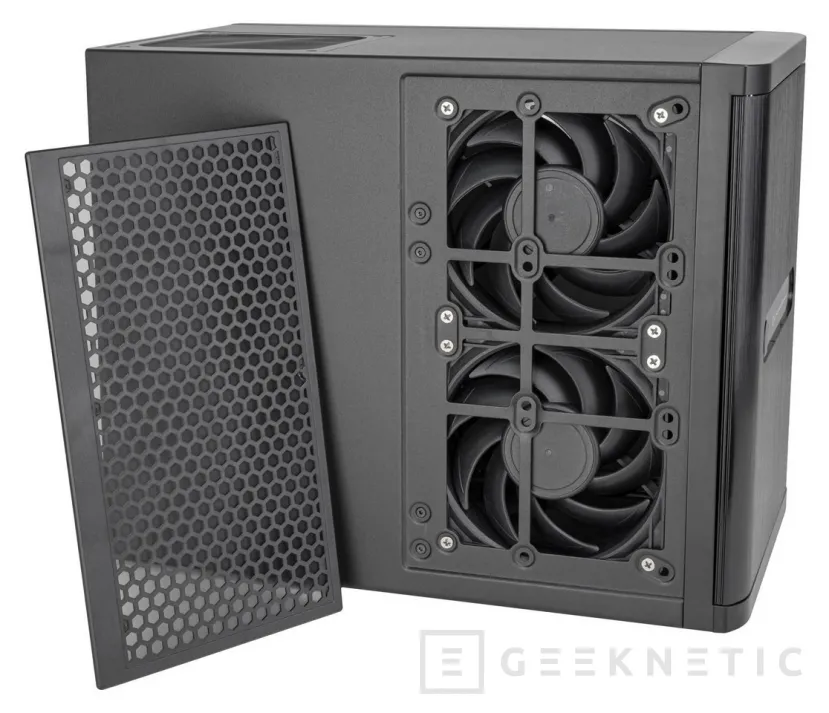 Geeknetic El nuevo NAS Mini-ITX de SilverStone soporta tarjetas gráficas de hasta 300 mm y bahías tri-modo NVMe, SAS y SATA 1