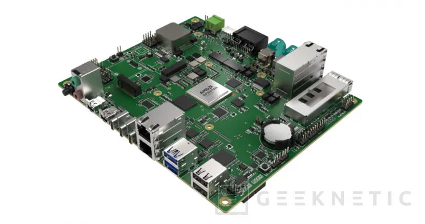 Geeknetic SAPPHIRE EDGE+ Apex: Plataforma robótica con AMD Ryzen AI X100, OCuLink y hasta 128 GB LPDDR5x 3