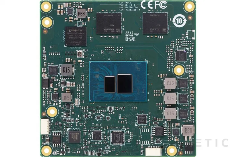 Geeknetic AAEON renueva sus módulos COM Express Type 6 con procesadores Intel, memoria LPDDR5X soldada y hasta 128 GB de eMMC integrados 1