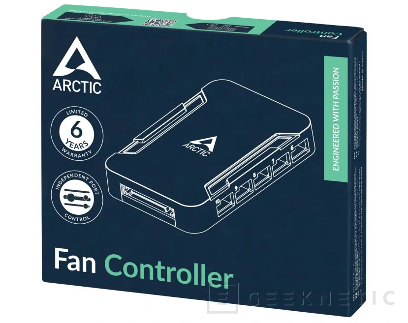 Geeknetic Arctic lanza un controlador capaz de gestionar diez ventiladores de forma independiente por 16,99 euros 2