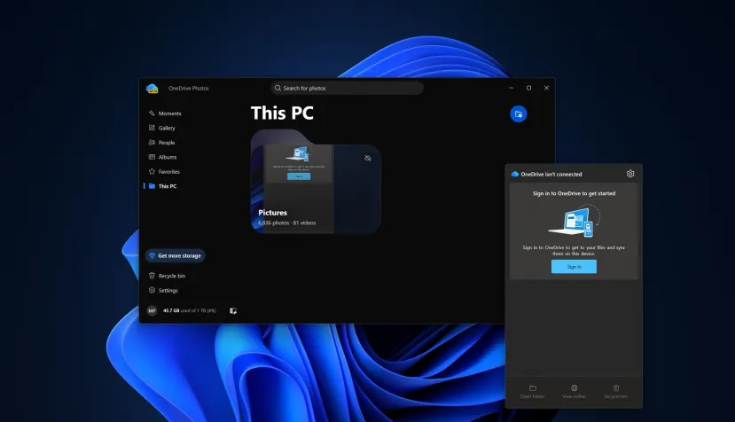 Geeknetic Windows 11 instala en silencio OneDrive Photos, una app que puede escanear caras en tus fotos si se lo permites 1