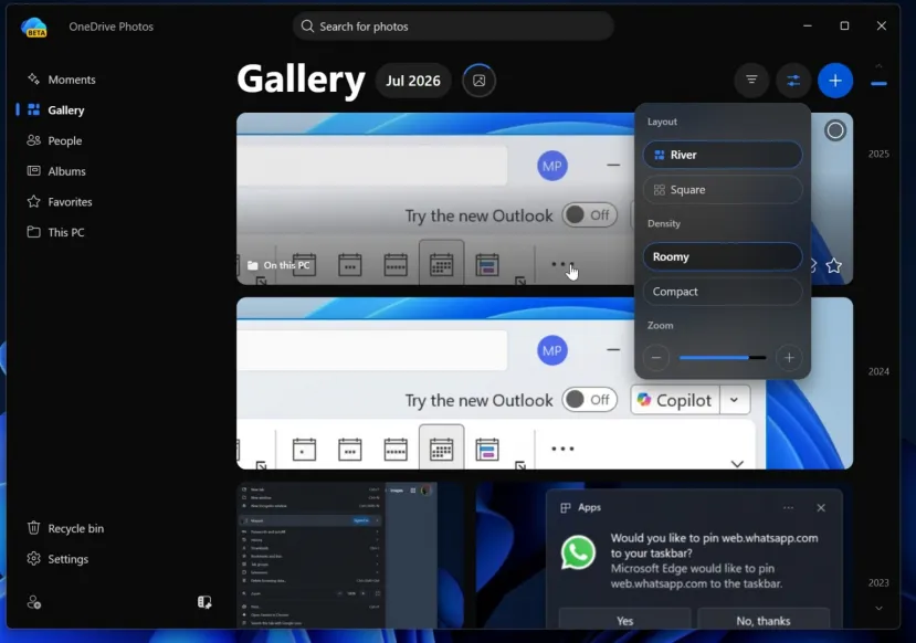 Geeknetic Windows 11 instala en silencio OneDrive Photos, una app que puede escanear caras en tus fotos si se lo permites 2
