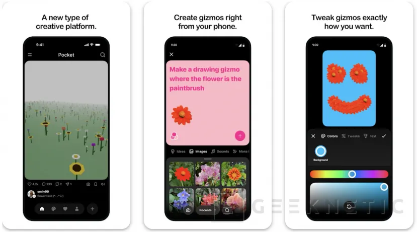 Geeknetic Meta lanza Pocket sin hacer ruido: es una nueva app para crear minijuegos y experiencias interactivas con IA a partir de texto 1