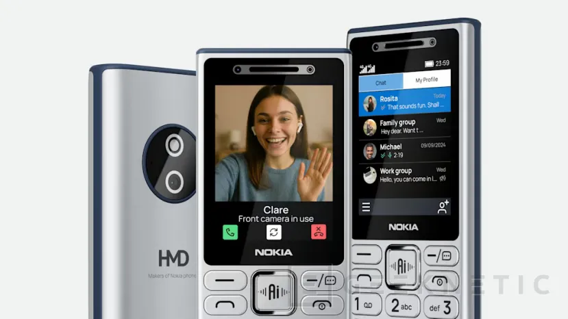 Geeknetic HMD lanza cuatro teléfonos Nokia con teclado físico e inteligencia artificial integrada 2