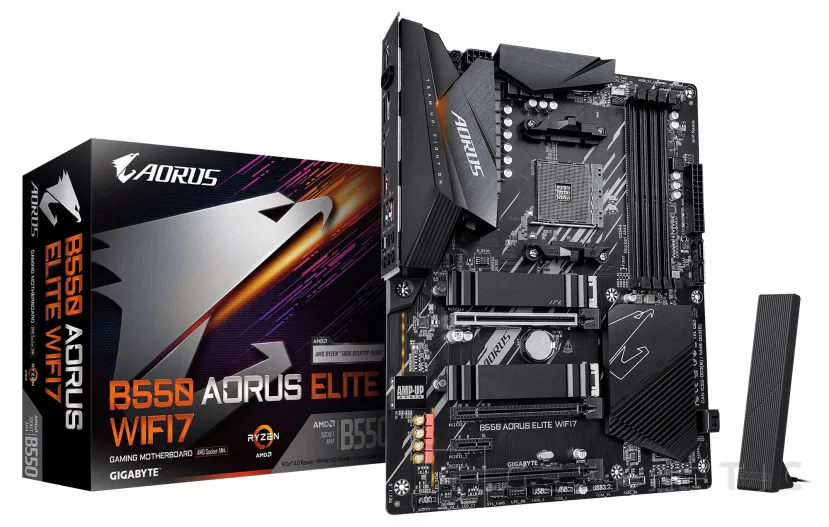 Geeknetic GIGABYTE renueva el socket AM4 con placas B550 X Series con WiFi 7 y VRM de 10 fases 2
