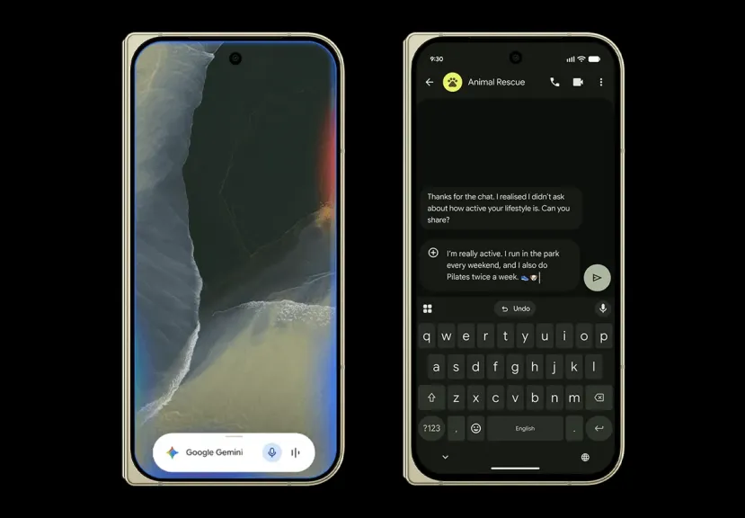 Geeknetic Evan Blass muestra el diseño del Google Pixel 11 Pro Fold antes de su lanzamiento, pantalla de 8 pulgadas y Gemini Intelligence 6