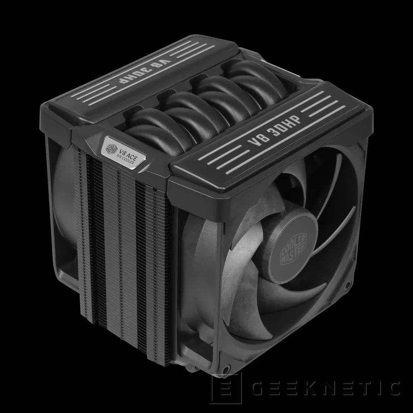 Geeknetic El nuevo Cooler Master V8 ACE 3DHP, es un disipador de una sola torre con rendimiento de doble torre 1